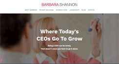 Desktop Screenshot of barbarashannon.com